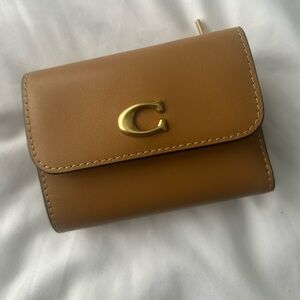 Coach Tan Leather Wallet